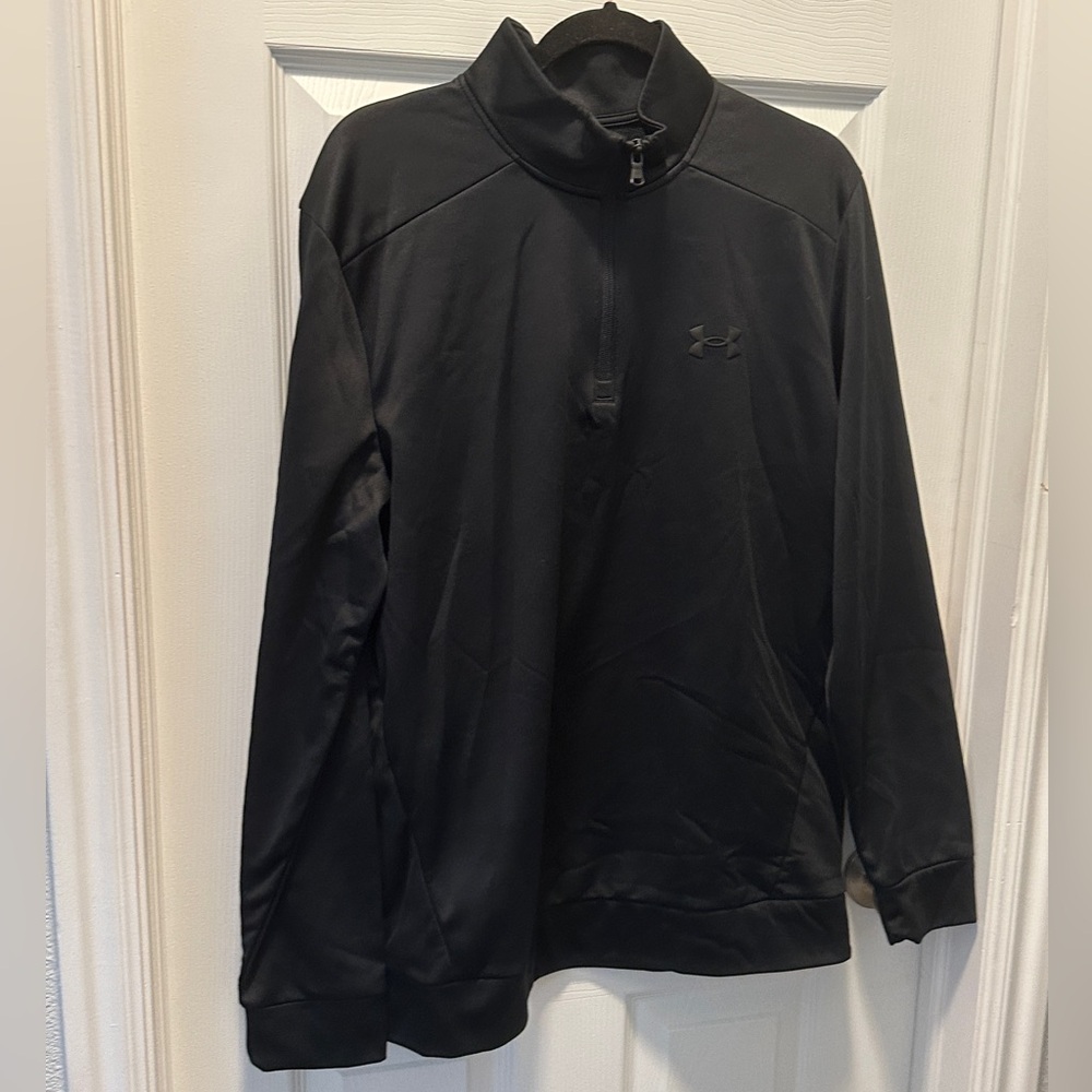 Under Armour Black Quarter-Zip Pullover-Large-Men’s